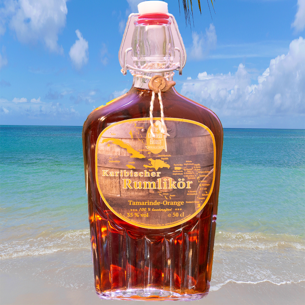Tamarinde Orange Rum, 0,5 l / 35 vol in der wiederverwendbaren Bügelverschlußflasche