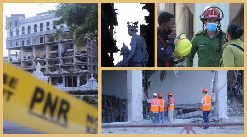 Das Hotel Saratoga – eine Woche nach der Explosion